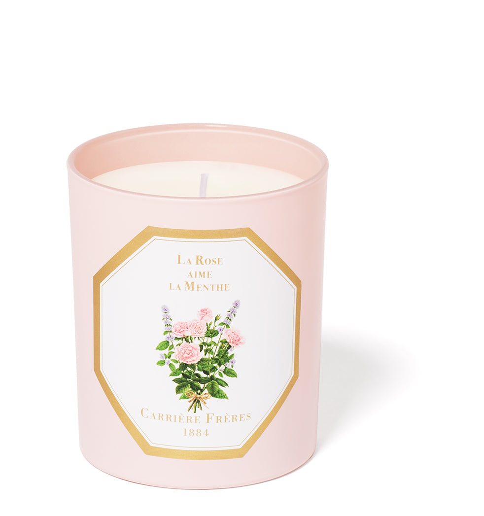 Carrière Frères Luxury Scented Candles La Rose aime la Menthe