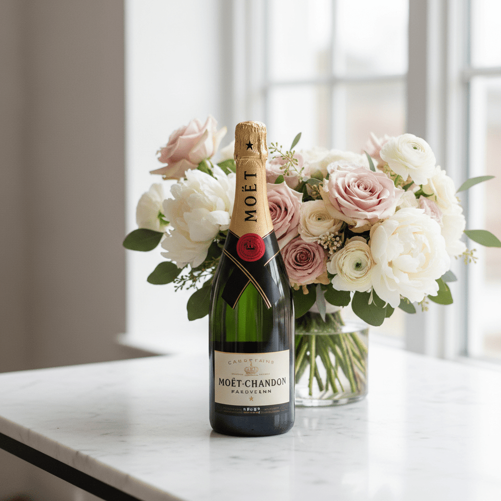 Seasonal Flowers and Champagne Gift Sydney - Premium Luxury Gifts ...