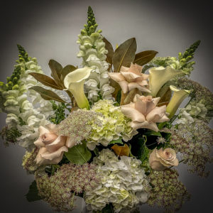 Funeral flowers from Susan Avery