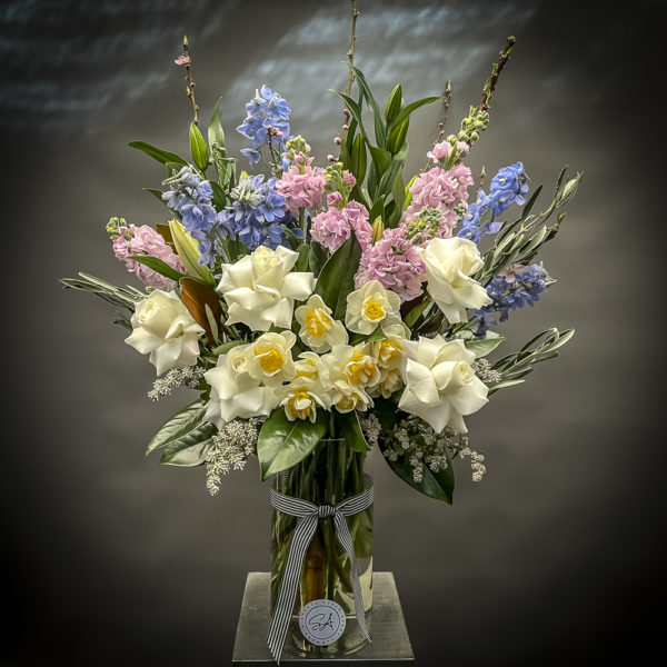 Beautiful funeral arrangement from Susan Avery